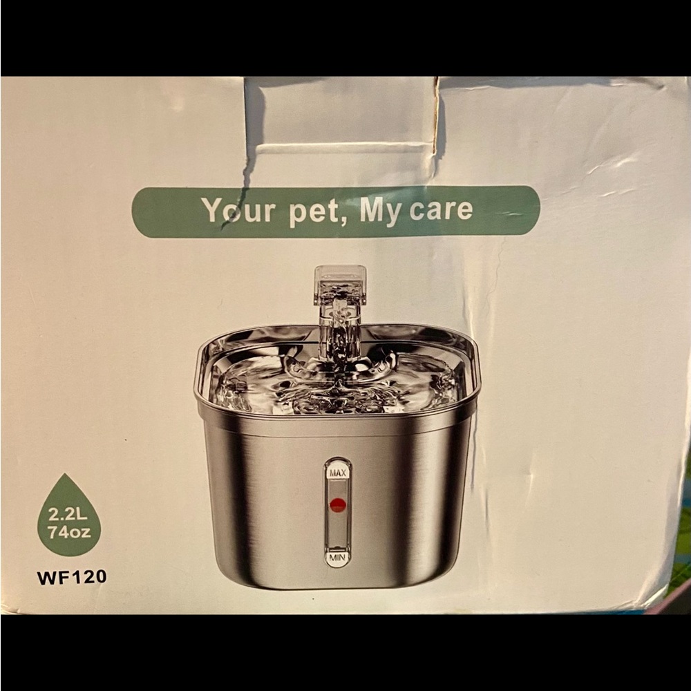 Stainless Steel Pet Water Fountain